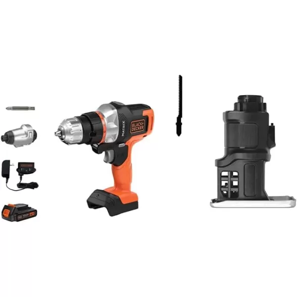 BLACK+DECKER Matrix Jig Saw Attachment For Cordless Drill 
