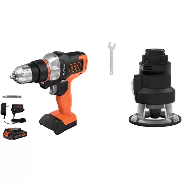 BLACK+DECKER Matrix Router Attachment For Cordless Drill 