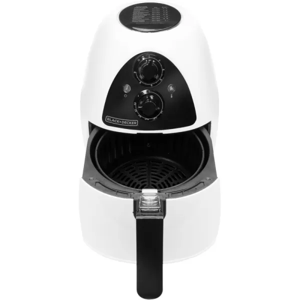 BLACK+DECKER Purify 2-Liter Air Fryer, White/Black, HF100WD