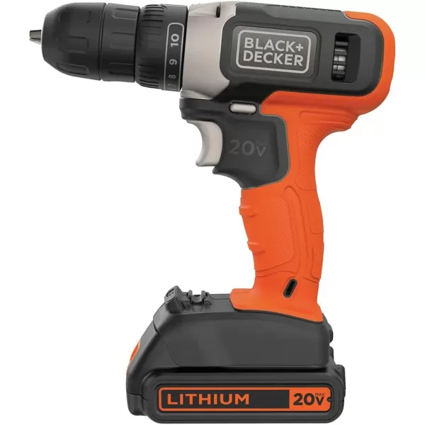 BLACK+DECKER 20V MAX* Cordless Drill, Cordless 