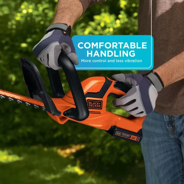 BLACK+DECKER 20V MAX Cordless Hedge Trimmer, 22-Inch, Tool Only 