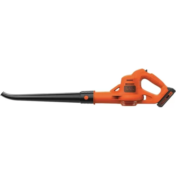 BLACK+DECKER 20V MAX Cordless Leaf Blower, Lawn Sweeper, 130 mph Air Speed, Lightweight Design, Battery and Charger Included 