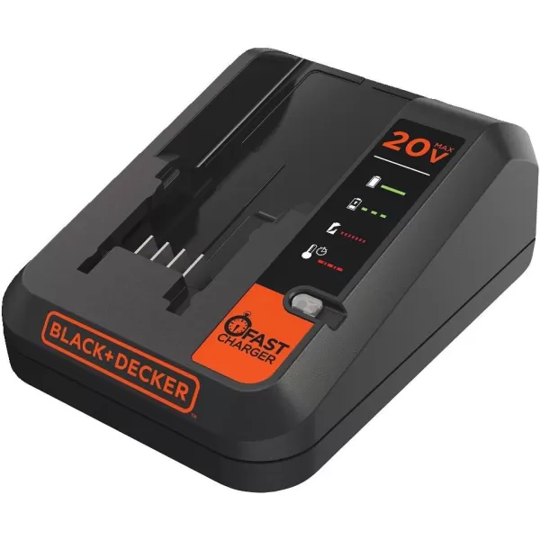 BLACK+DECKER 20V MAX Lithium Battery Charger, 2 Amp 