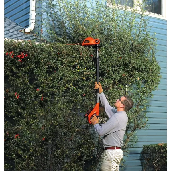 BLACK+DECKER 20V MAX* POWERCONNECT 18 in. Cordless Pole Hedge Trimmer, Tool Only 