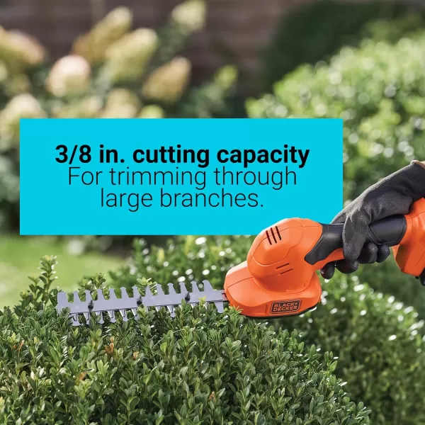BLACK+DECKER 20V MAX* POWERCONNECT 3/8 in. Cordless Shear Shrubber Kit 