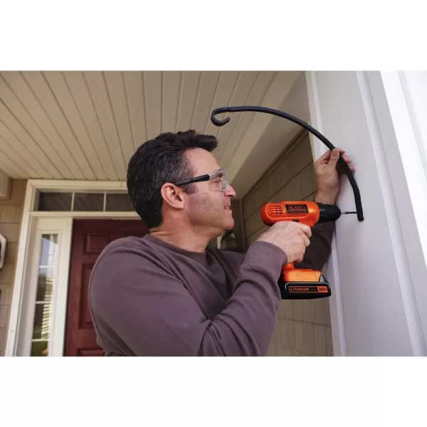 BLACK+DECKER 20V MAX* POWERCONNECT Cordless Drill Kit + 100 pc. Kit , Orange