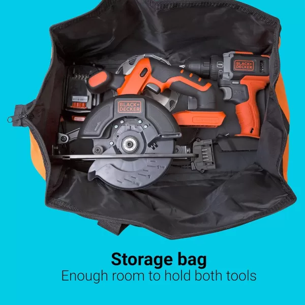 BLACK+DECKER 20V MAX* POWERCONNECT Cordless Drill/Driver + Circular Saw Combo Kit 