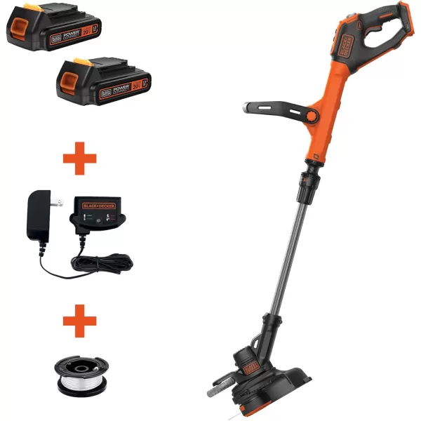 BLACK+DECKER 20V MAX* String Trimmer / Edger, 12-Inch 