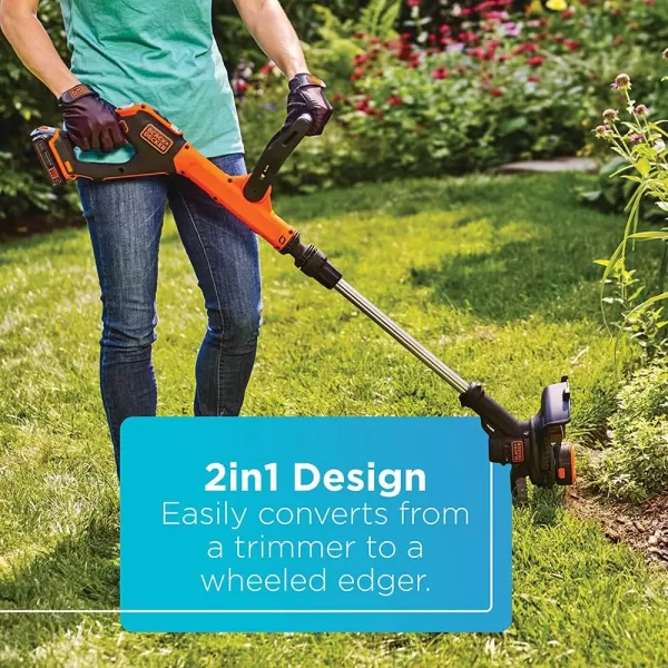 BLACK+DECKER 20V MAX* String Trimmer / Edger, 12-Inch  replacement spools)