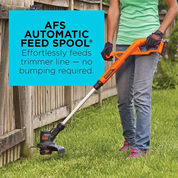 BLACK+DECKER 20V MAX* String Trimmer / Edger and Sweeper Combo Kit, 10-Inch 
