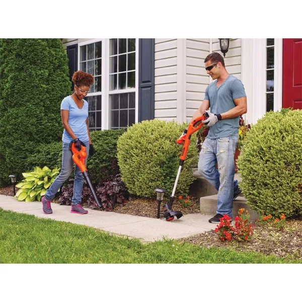 BLACK+DECKER 20V MAX* String Trimmer / Edger and Sweeper Combo Kit, 10-Inch 