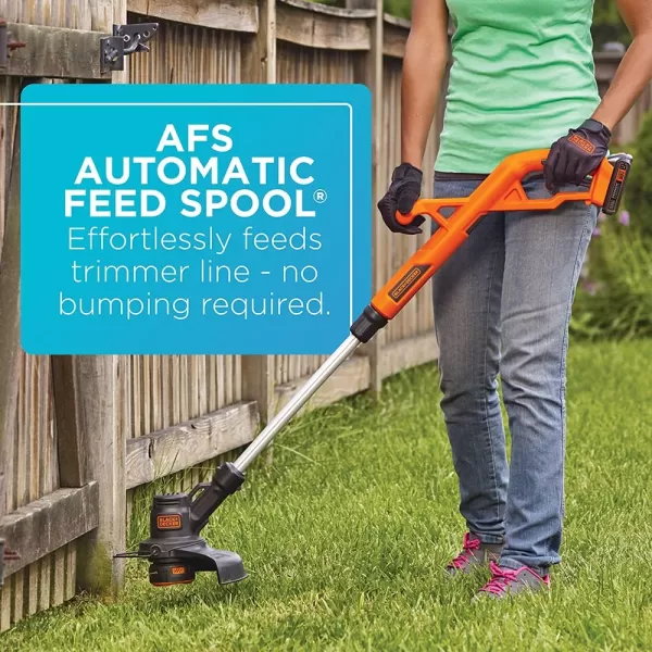 BLACK+DECKER 20V MAX String Trimmer/Edger Kit, 10-Inch 