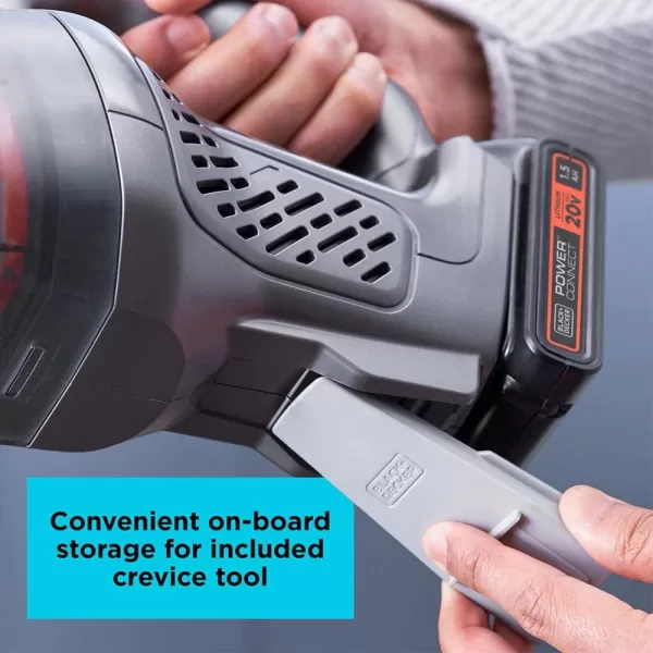BLACK+DECKER 20V dustbuster, Cordless Handheld Vacuum, Home and Car Vacuum with Removable/Rechargeable Battery 