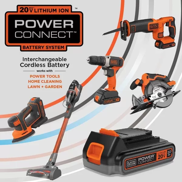 BLACK+DECKER 20V dustbuster, Cordless Handheld Vacuum, Home and Car Vacuum with Removable/Rechargeable Battery 