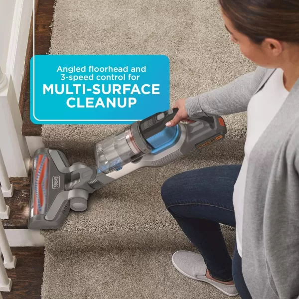 BLACK+DECKER Powerseries Extreme Cordless Stick Vacuum Cleaner, Blue 