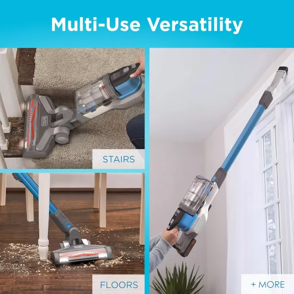 BLACK+DECKER Powerseries Extreme Cordless Stick Vacuum Cleaner, Blue 