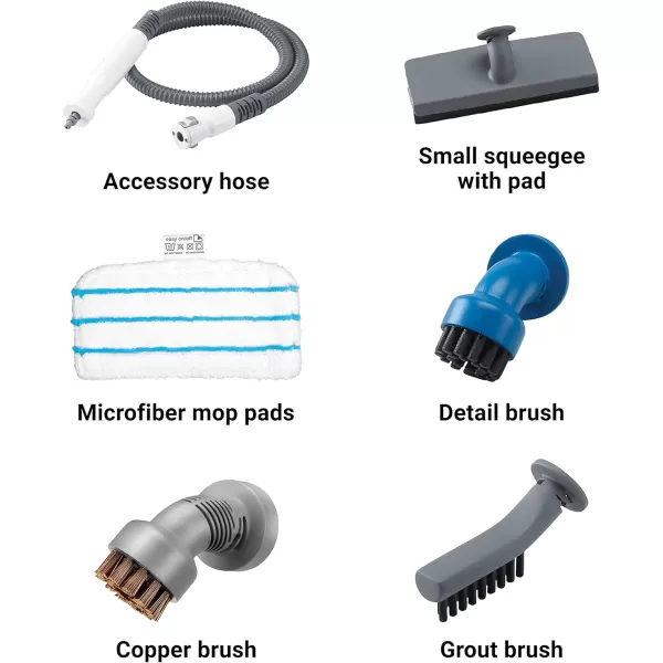 BLACK+DECKER Steam Mop and Portable Steamer, 5-in-1, Corded 