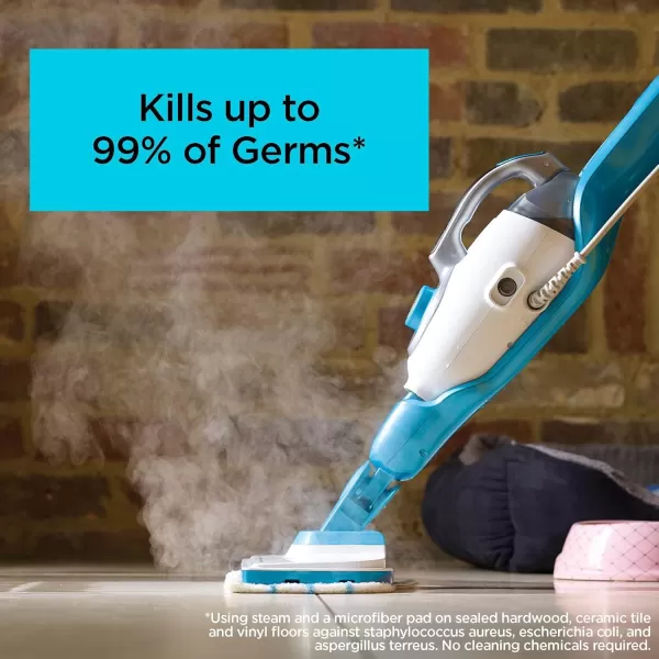 BLACK+DECKER Steam Mop and Portable Steamer, 5-in-1, Corded 