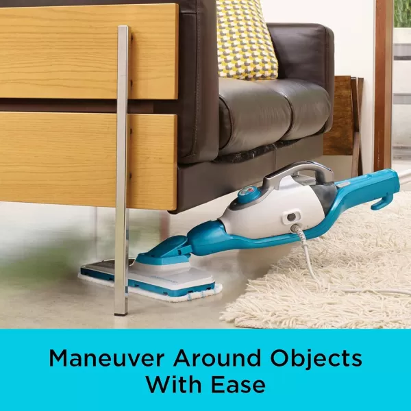 BLACK+DECKER Steam Mop and Portable Steamer, 5-in-1, Corded 