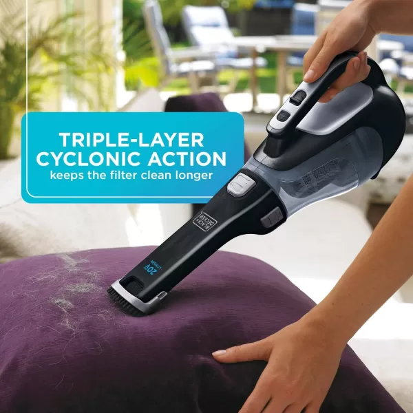 BLACK+DECKER dustbuster AdvancedClean Cordless Handheld Vacuum, Home and Car Vacuum 