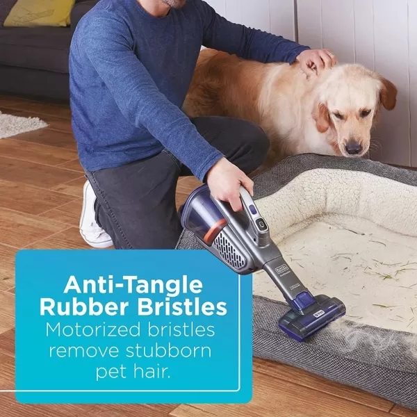 BLACK+DECKER dustbuster furbuster AdvancedClean+ Cordless Pet Handheld Vacuum, Home, Pet and Car Vacuum 