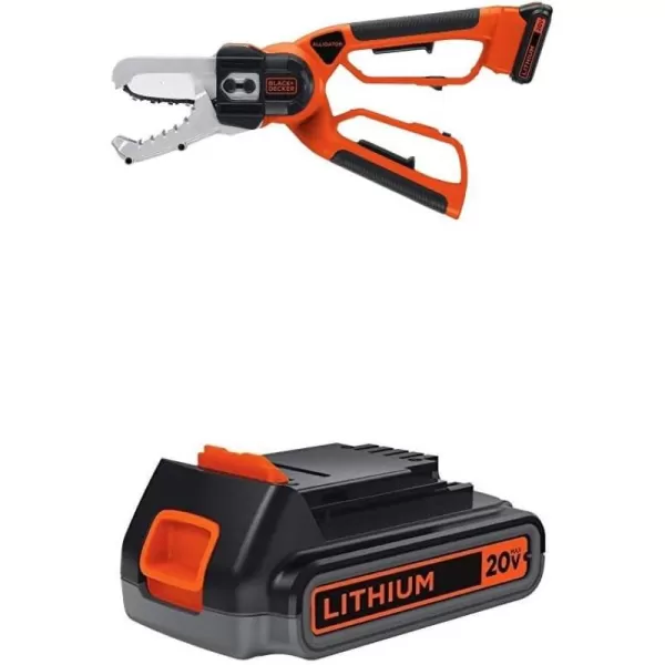 BLACK+DECKER 20V MAX* Cordless Chainsaw, Alligator Lopper 