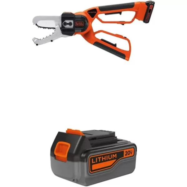 BLACK+DECKER 20V MAX* Cordless Chainsaw, Alligator Lopper 