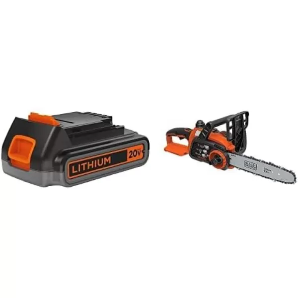 BLACK+DECKER 20V MAX Cordless Chainsaw Kit, 10 inch, Battery and Charger Included 