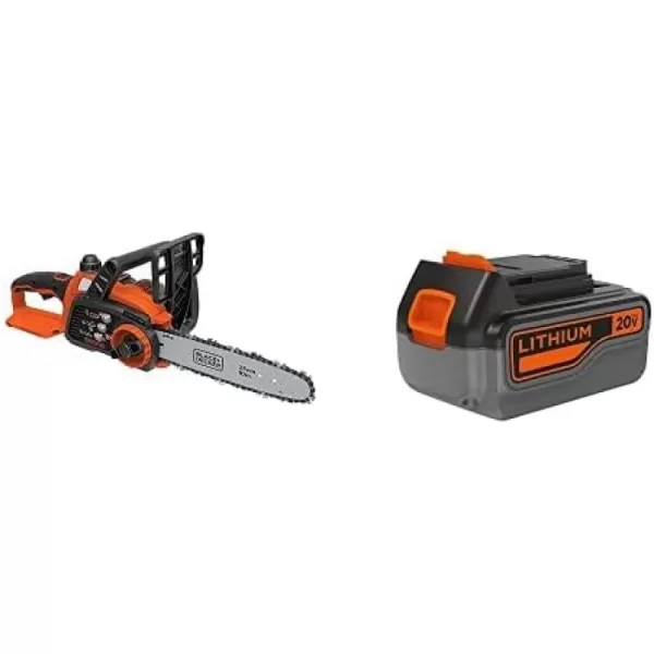 BLACK+DECKER 20V MAX Cordless Chainsaw Kit, 10 inch, Battery and Charger Included 