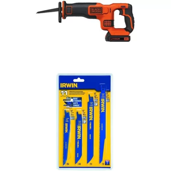 BLACK+DECKER 20V MAX* Cordless Reciprocating Saw Kit 