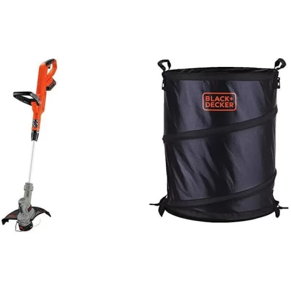 BLACK+DECKER 20V MAX Cordless String Trimmer, 2 in 1 Trimmer and Edger, 12 Inch, Battery Included 