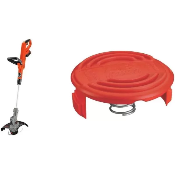 BLACK+DECKER 20V MAX Cordless String Trimmer, 2 in 1 Trimmer and Edger, 12 Inch, Battery Included 