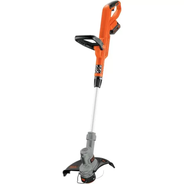BLACK+DECKER 20V MAX Cordless String Trimmer, 2 in 1 Trimmer and Edger, 12 Inch, Battery Included 