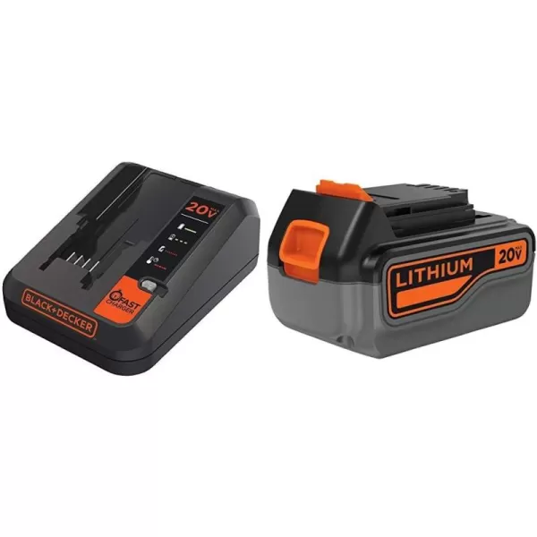 BLACK+DECKER 20V MAX Lithium Battery Charger, 2 Amp 