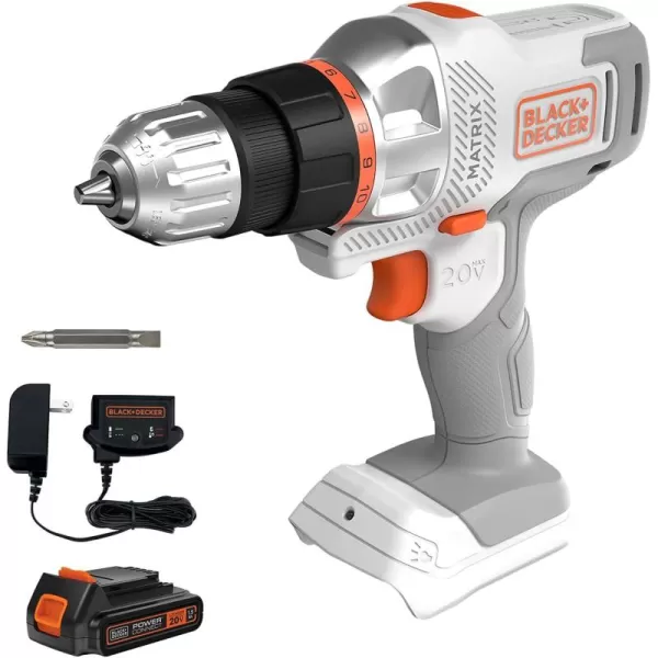 BLACK+DECKER 20V MAX Matrix Cordless Drill/Driver )