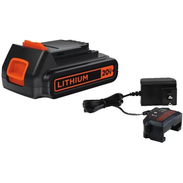 BLACK+DECKER 20V MAX* POWERCONNECT 1.5Ah Lithium Ion Battery + Charger 