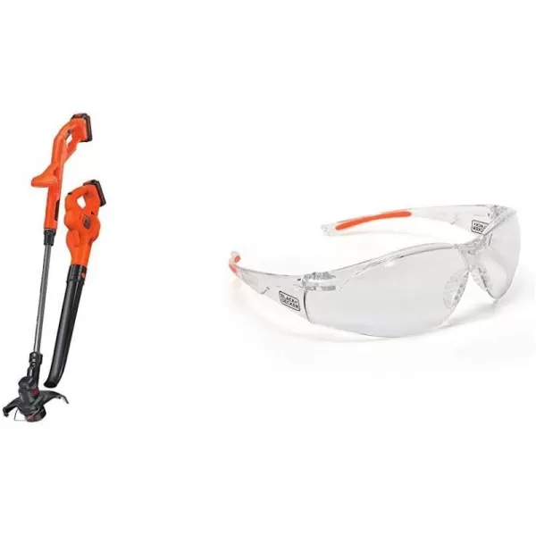 BLACK+DECKER 20V MAX* POWERCONNECT 10 in. 2in1 Cordless String Trimmer/Edger + Sweeper Combo Kit 