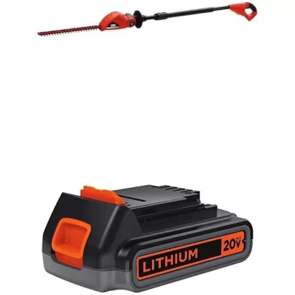 BLACK+DECKER 20V MAX* POWERCONNECT 18 in. Cordless Pole Hedge Trimmer, Tool Only 