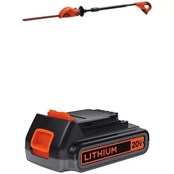 BLACK+DECKER 20V MAX* POWERCONNECT 18 in. Cordless Pole Hedge Trimmer, Tool Only 