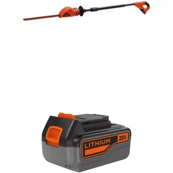 BLACK+DECKER 20V MAX* POWERCONNECT 18 in. Cordless Pole Hedge Trimmer, Tool Only 