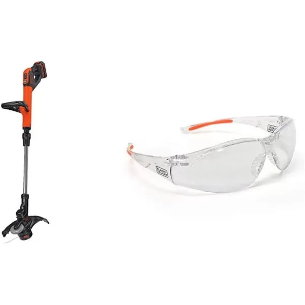 BLACK+DECKER 20V MAX String Trimmer, 2-Speed, 12-Inch, Cordless 