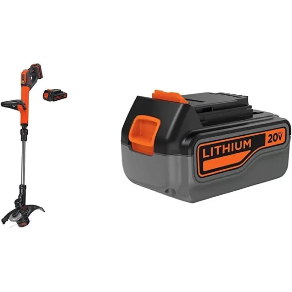 BLACK+DECKER 20V MAX* String Trimmer / Edger, 12-Inch 