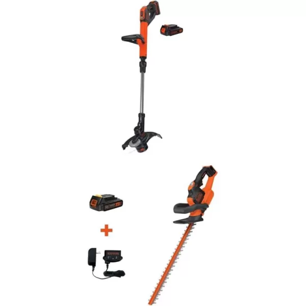 BLACK+DECKER 20V MAX* String Trimmer / Edger, 12-Inch 