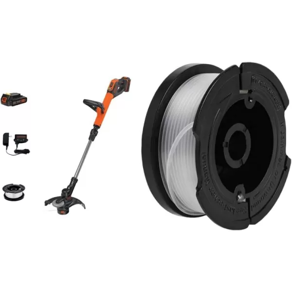 BLACK+DECKER 20V MAX* String Trimmer / Edger, 12-Inch  replacement spools)