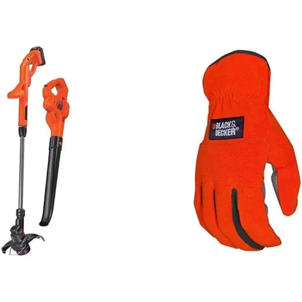 BLACK+DECKER 20V MAX* String Trimmer / Edger and Sweeper Combo Kit, 10-Inch 