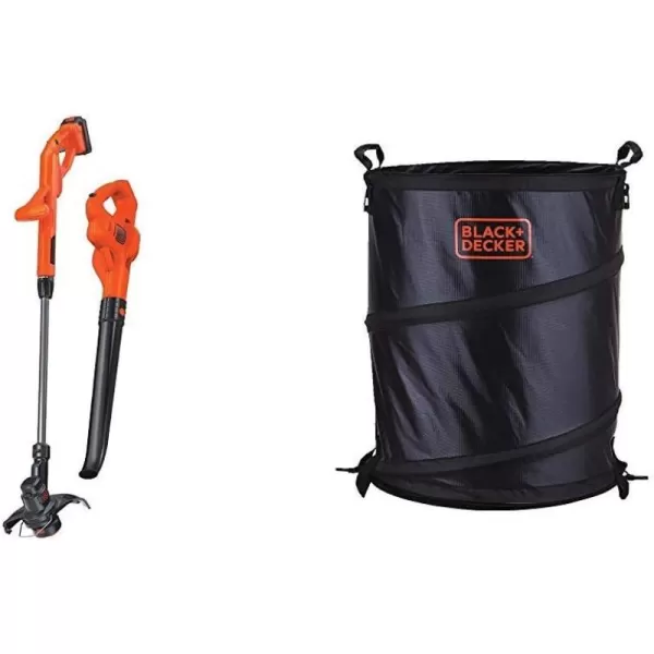 BLACK+DECKER 20V MAX* String Trimmer / Edger and Sweeper Combo Kit, 10-Inch 