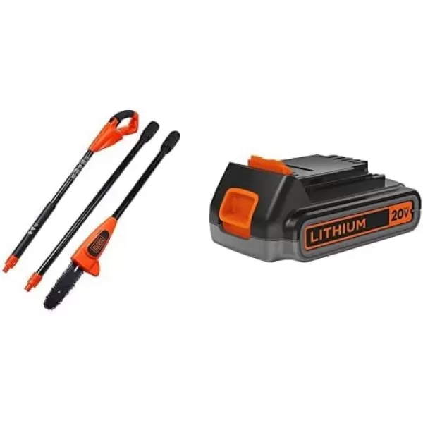 BLACK+DECKER 20V Max Pole Saw, 8-Inch, Cordless 