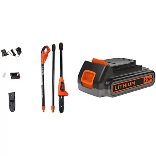 BLACK+DECKER 20V Max Pole Saw, 8-Inch, Cordless 