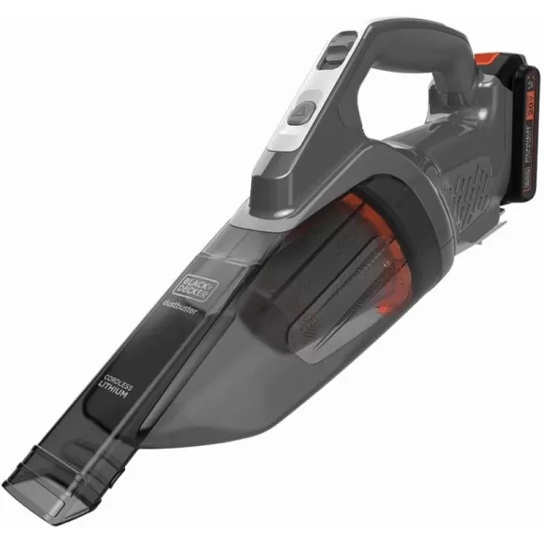 BLACK+DECKER 20V dustbuster, Cordless Handheld Vacuum, Home and Car Vacuum with Removable/Rechargeable Battery 