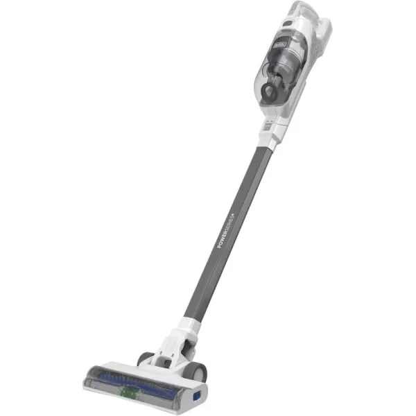 BLACK+DECKER POWERSERIES+ 16V MAX Cordless Stick Vacuum with LED Floor Lights, Lightweight, Multi-Surface, White 